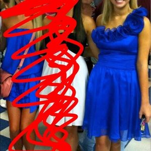 Arden B cocktail dress one shoulder